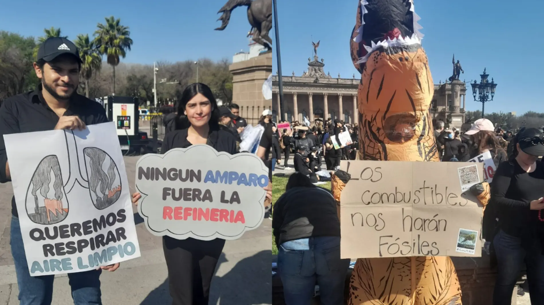 Protestan contra refinería en Cadereyta (2)